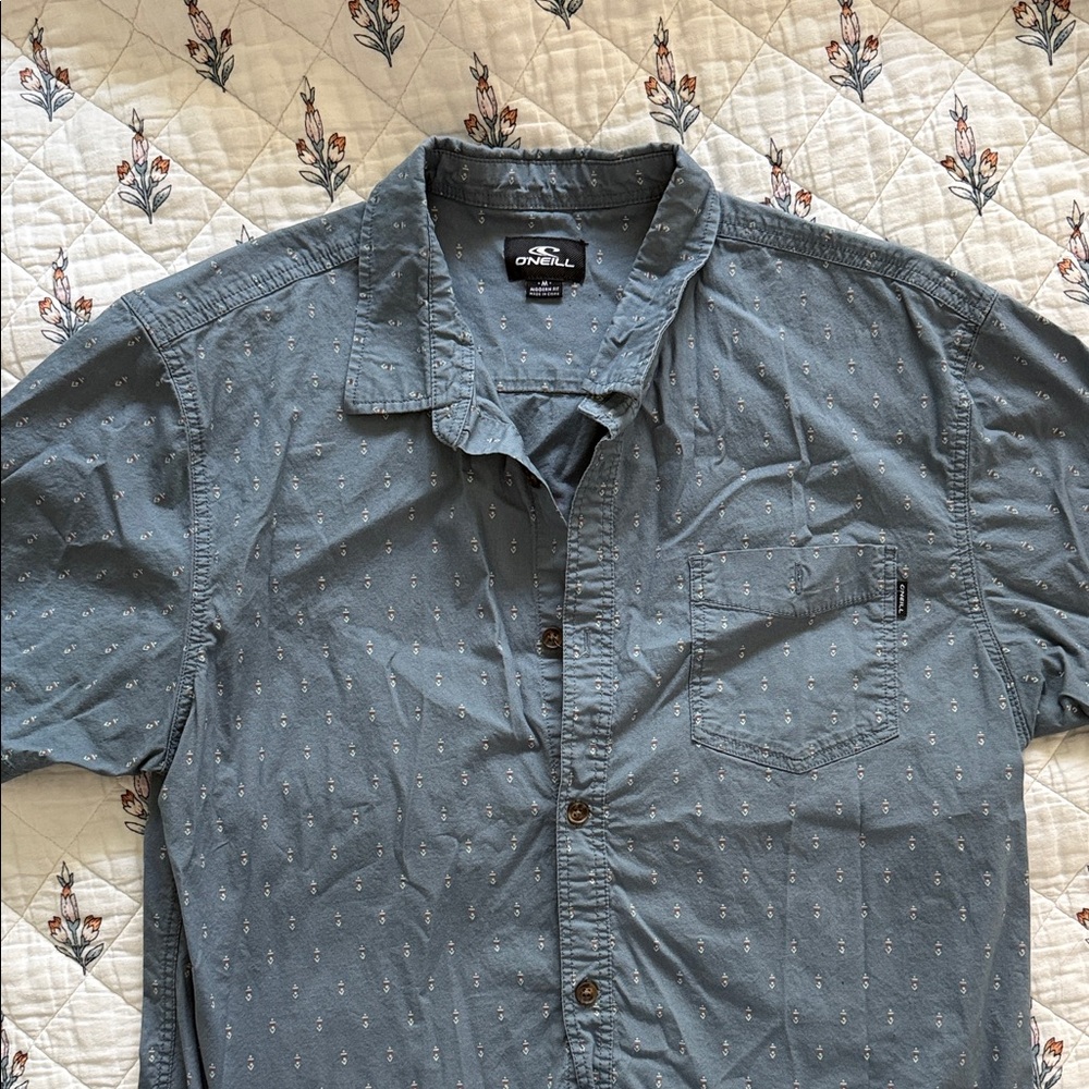 O'Neill Slate Blue Casual Button Down Shirt